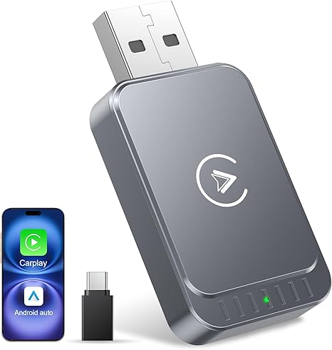 AuroraLink Wireless CarPlay Adapter & Android Auto